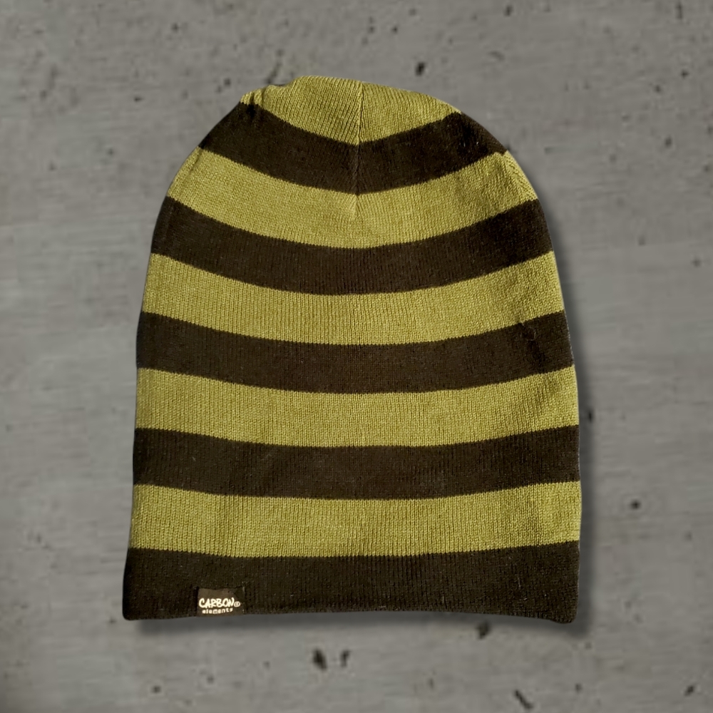 Carbon Elements Striped Beanie